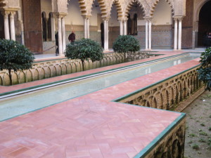 a small pool in Alcázar