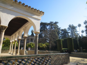 Alcázar, a royal palace in Spain