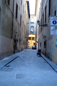 wandering down a random street in Florence