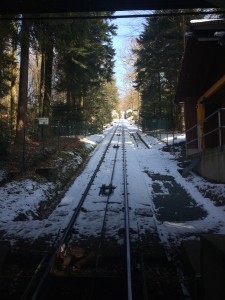 path of funicular railway