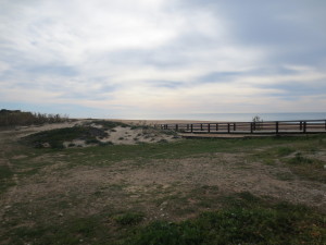 dunes on the Faro beach