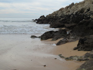 rocks on the beach in Faro