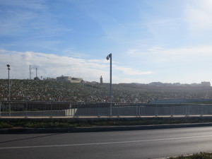 an enormous grave site in Rabat