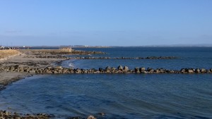 The blue waters of Galway Bay