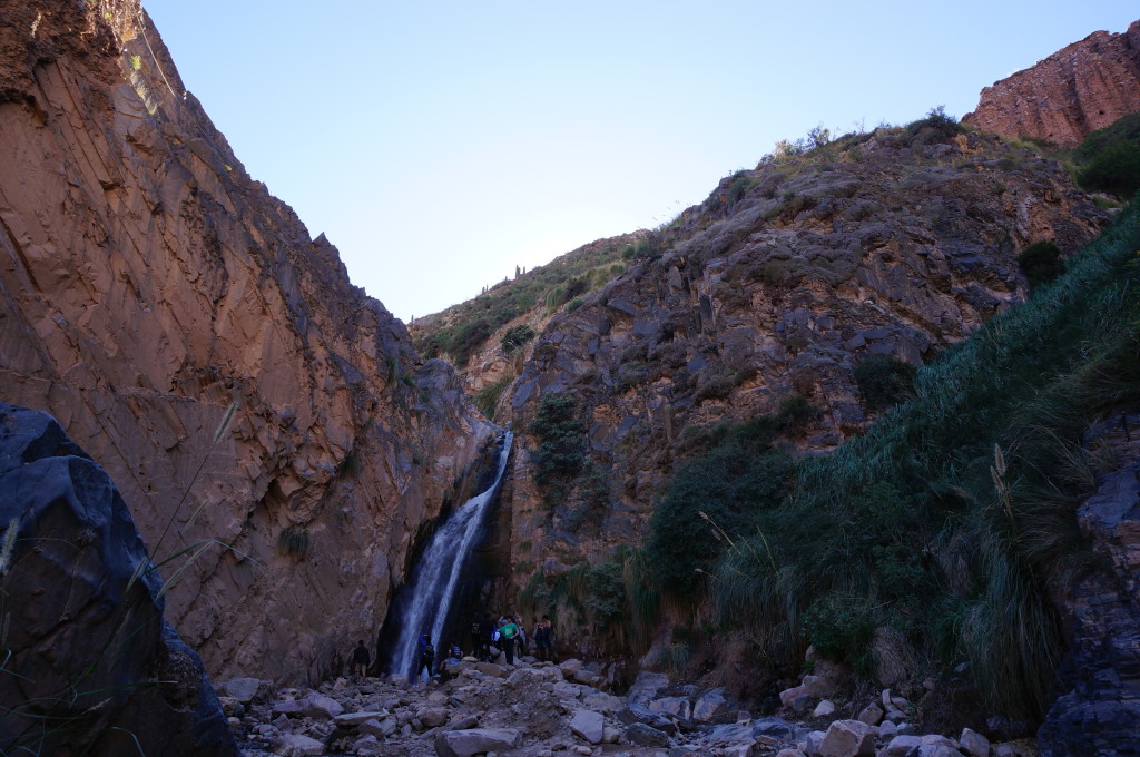 Waterfall on our hike of La Garganta del Diablo