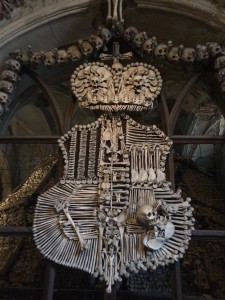 Sedlec Ossuary - shield of bones