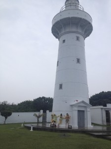 The rainy day at the lighthouse