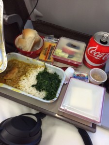 I highly recommend avoiding airline dinners if you want to avoid stomach pain on your 7 hour flight.