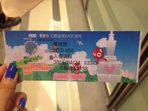 The ticket to the observatory