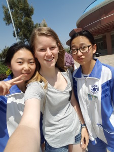 My new friends from a high school in Dalian