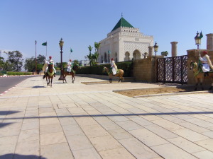 That's the tomb of Mohammed V