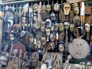 Masks found in the market