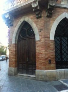 Entrance to a building in Seville