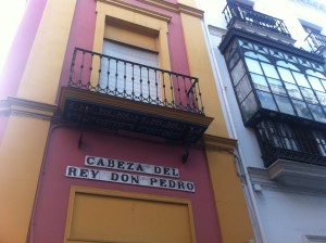 Street Sign in Seville, Spain