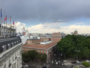 View from the top of the hotel