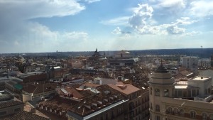 Madrid's skyline as seen from El Corte Inglés