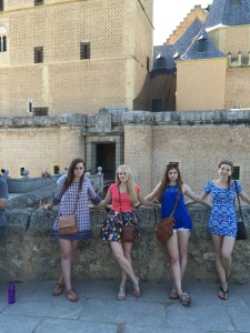 Princesses outside of their castle