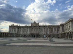 El Palacio Real, where the royal family resides