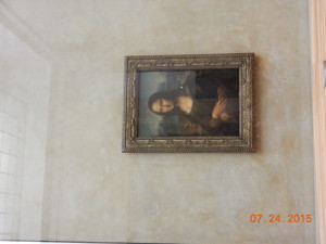 The Mona Lisa at the Louvre