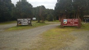 National park entrance