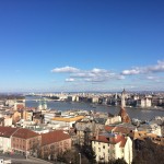 Skyline view of Budapest