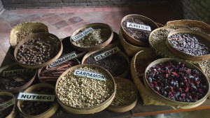 Variety of spices produced on property