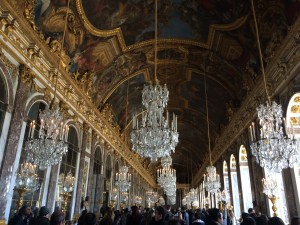 Hall of Mirrors in the Palace de Versailles