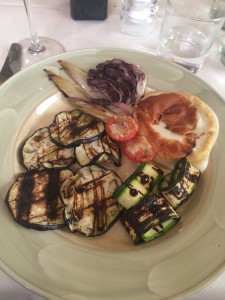 My favorite course of grilled vegetables