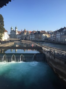 Lucerne's levy system: check out how clear the water is!!