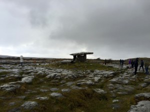 The Burren- stone field with stone age monuments 