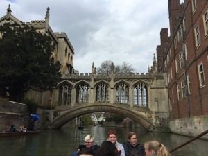 Bridge of Sighs from the punt