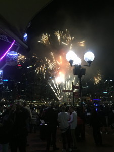 Fireworks over Darling Harbor